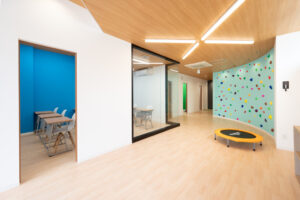 unico浦和の内観。プレイルームやスタディルームがあります。