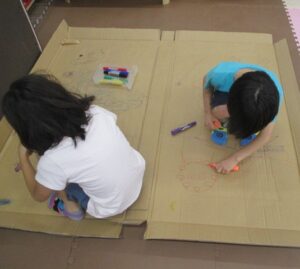 ライズ児童デイサービス上永谷における療育の様子