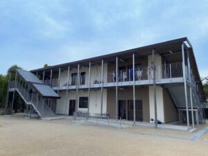 社会福祉法人桃林会が運営する学童の施設外観