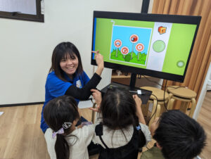 民間学童ステモンアフタースクールにおける指導の様子