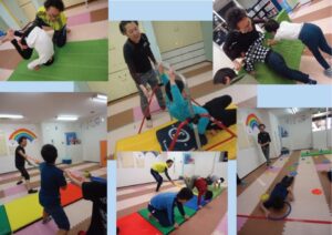 プラスアップ蘇我教室での療育の様子